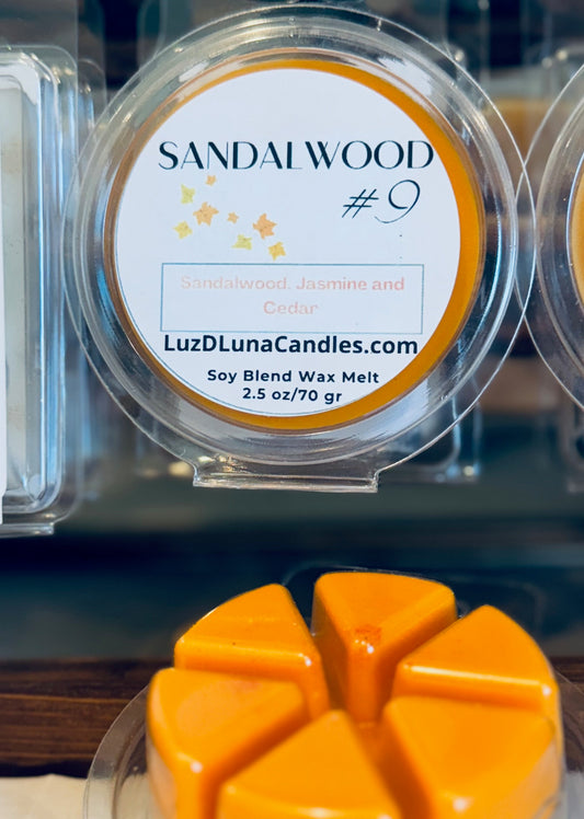 Sandalwood #9 - Shimmering Wax Melts